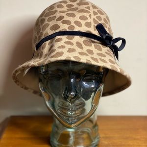 Garafe pattern wool hat